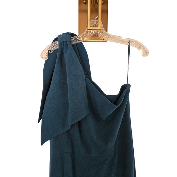 Dress the Population Peacock Blue One Shoulder Georgina Dress NWOT Size XXL - Picture 5 of 14